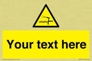 Custom warning water cannon